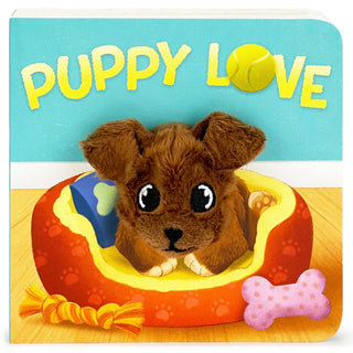Cottage Door Press - Cottage Door Press - Puppy Love Interactive Finger Puppet Board Book - Classy Rascals Boutique