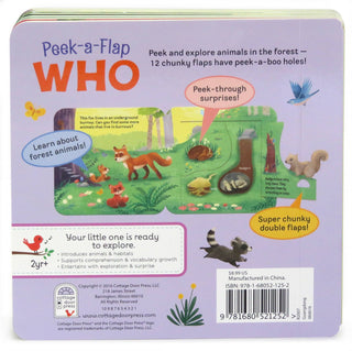 Cottage Door Press - Cottage Door Press - Who Interactive Lift a Flap Board Book - Classy Rascals Boutique