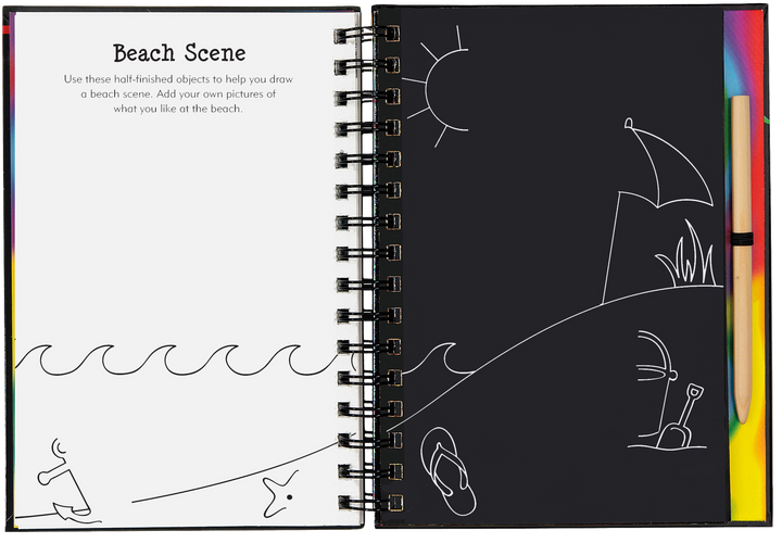 Peter Pauper Press - Scratch & Sketch™ Games & Puzzles: Ocean World