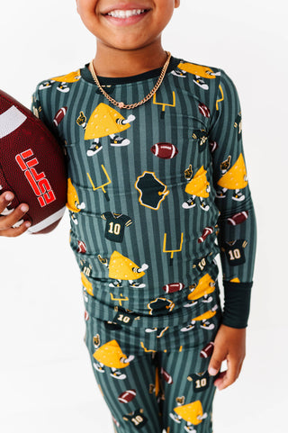 Kiki + Lulu - Wisconsin Football Kids Pajamas