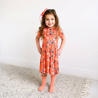 Gigi and Max - Penny TUTU DRESS Bamboo Chickens Kids Outfit