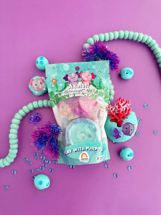 Earth Grown KidDoughs - Axolotl Mini Play Pack