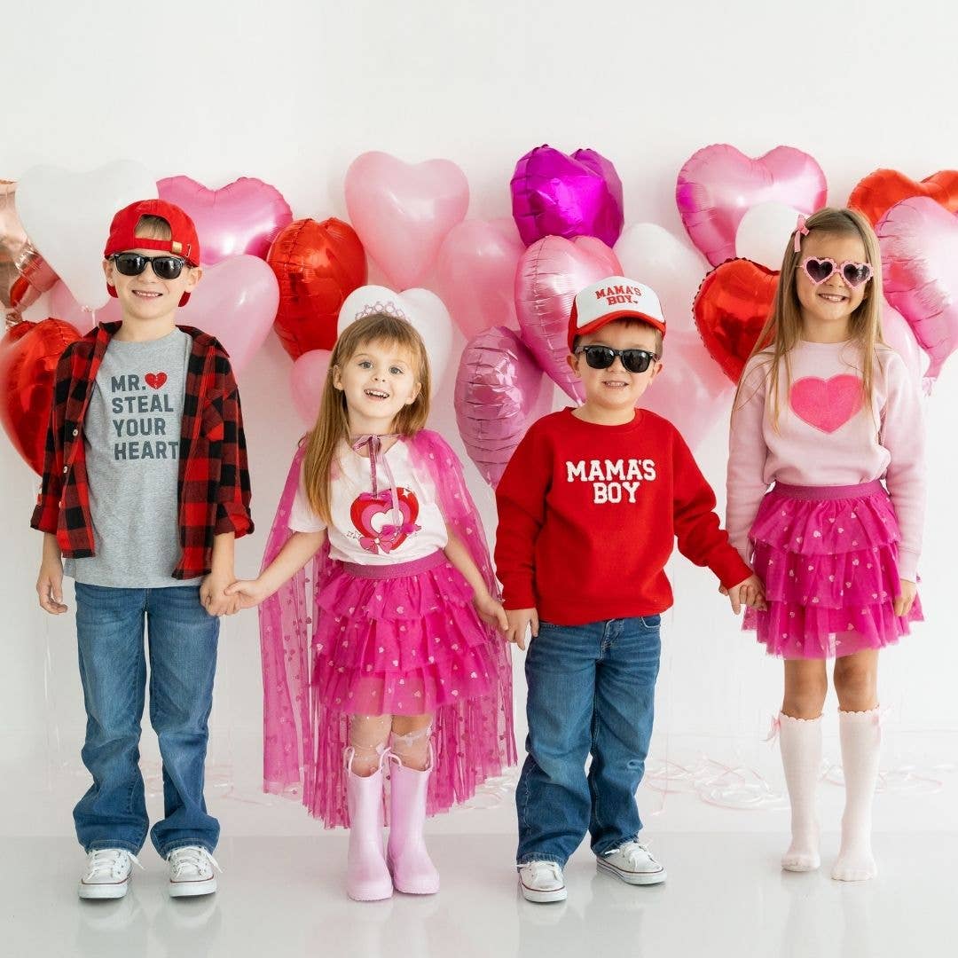 Sweet Wink - Heart Petal Valentine's Day Tutu - Girls Clothes