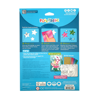 OOLY - Foil-tastic Foil Art Kit: Awesome Animals
