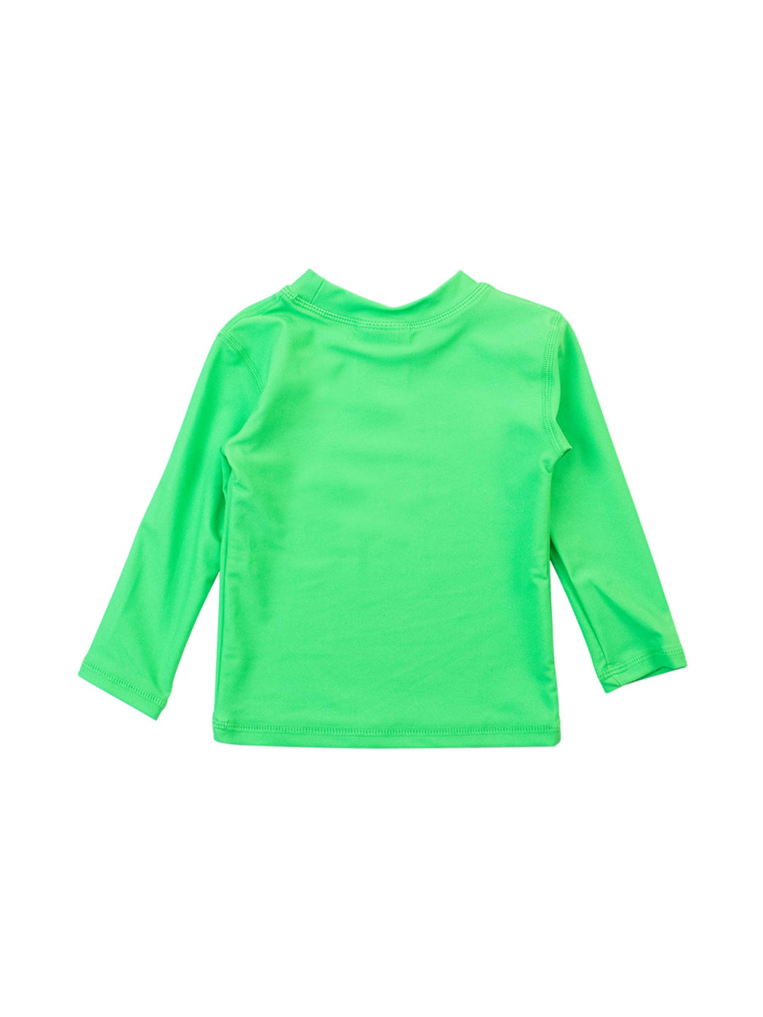 RuffleButts + RuggedButts - Boys Neon Lime Long Sleeve Rash Guard