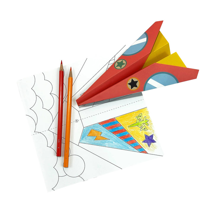 OOLY - D.I.Y. Paper Air Planes Activity Kit - Set of 24 Designs