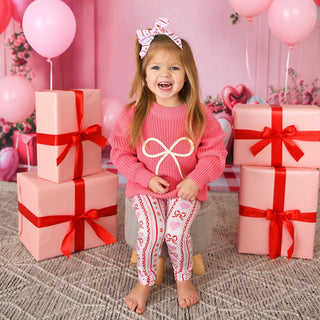 Gigi and Max - Hallie LEGGINGS Valentines Day Bamboo Kids Toddler Clothing