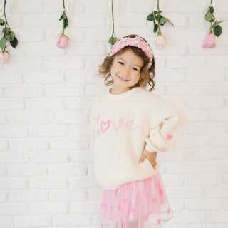 Sweet Wink - Mini Sequin Hearts Valentine's Day Tutu - Kids Clothing