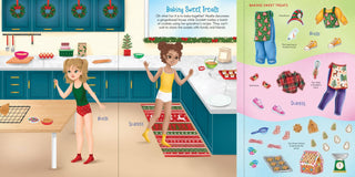 Peter Pauper Press - Christmas Sticker Doll Dress-Up Book