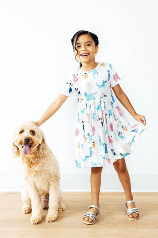 Mila & Rose - Puppy Pals S/S Pocket Twirl Dress