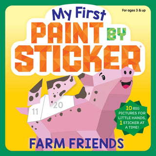 Hachette Book Group - My First Paint by Sticker: Farm Friends