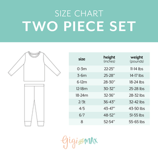 Gigi and Max - Frankie TWO PIECE Bamboo Halloween Checks Outfit