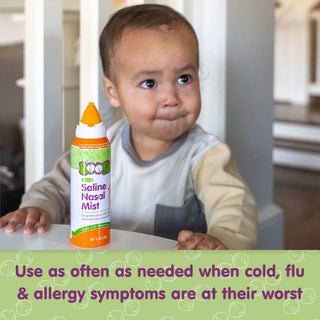 Earth Mama Organics - Boogie Mist Saline Spray, Fresh, 3.1oz