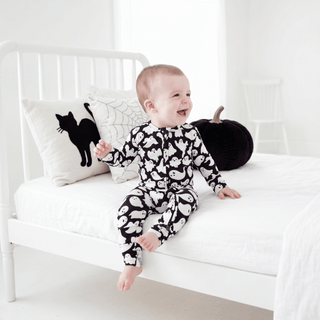 Dreamiere - Dreamiere Paranormal Naptivity Convertible Footie | Haunted Noir - Classy Rascals Boutique