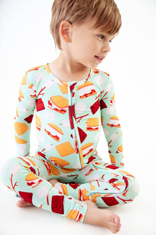 Dreamiere - Dreamiere S'mores Convertible Bamboo Footie - Classy Rascals Boutique