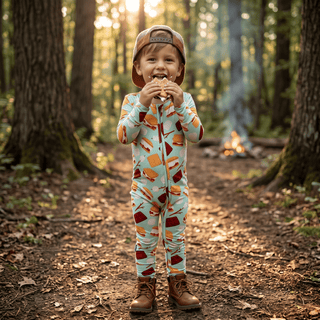 Dreamiere - Dreamiere S'mores Convertible Bamboo Footie - Classy Rascals Boutique