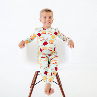 Dreamiere - Dreamiere S'mores Two Piece Bamboo Pajama Set - Classy Rascals Boutique