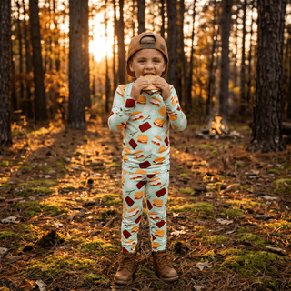 Dreamiere - Dreamiere S'mores Two Piece Bamboo Pajama Set - Classy Rascals Boutique