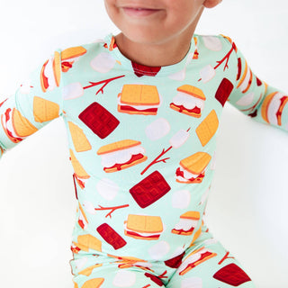 Dreamiere - Dreamiere S'mores Two Piece Bamboo Pajama Set - Classy Rascals Boutique
