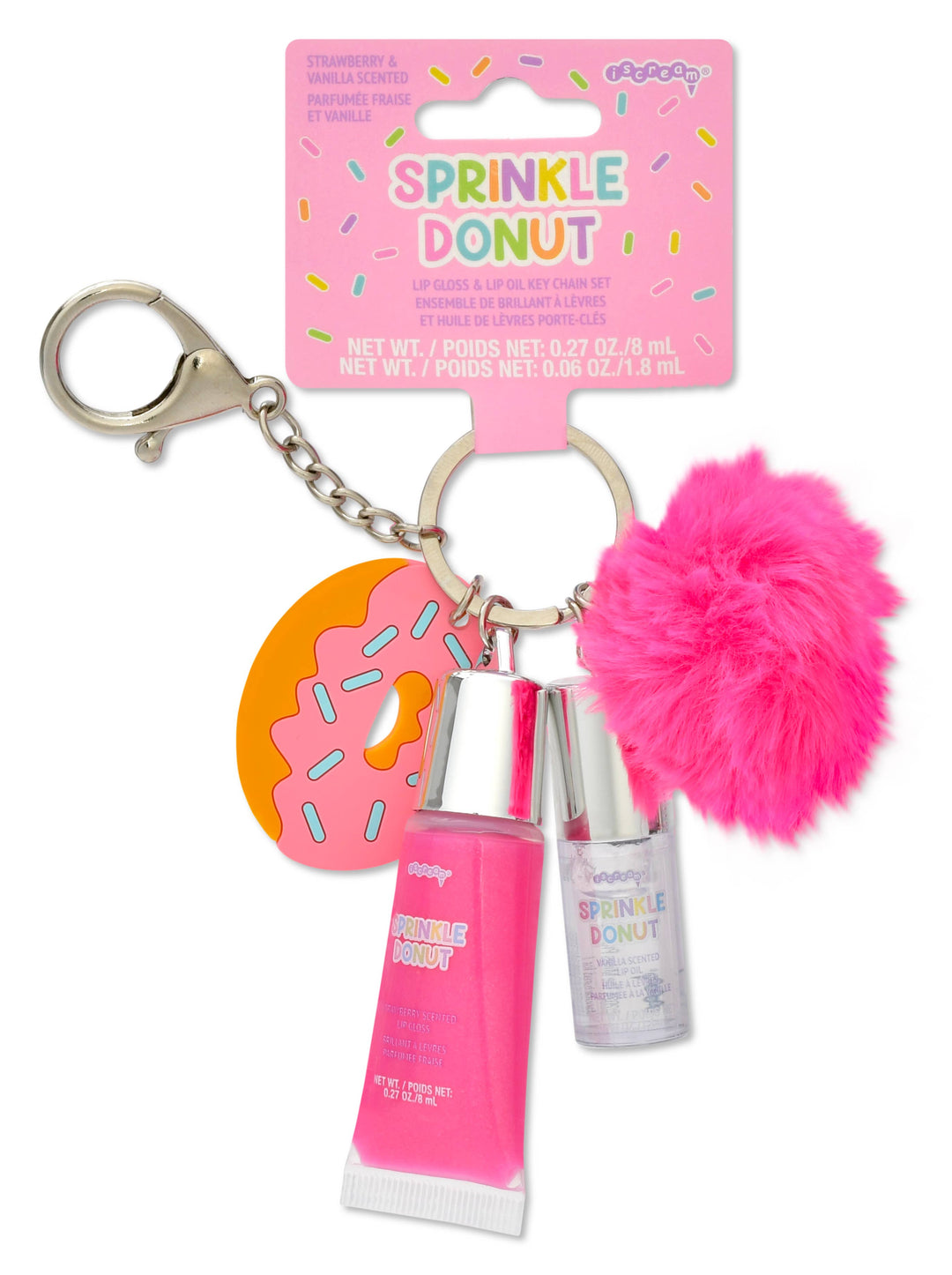 Iscream - DONUT LIP BALM KEYCHAIN