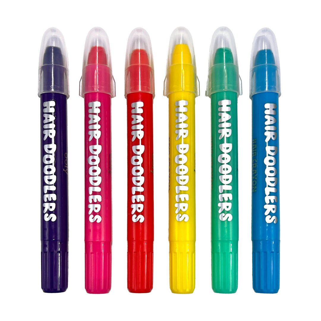 OOLY - Hair Doodlers Hair Crayons - Set of 6 Colors