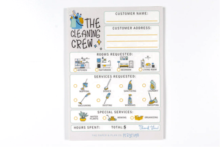The Paper and Plan Co. - Cleaning Crew Playtime Pad