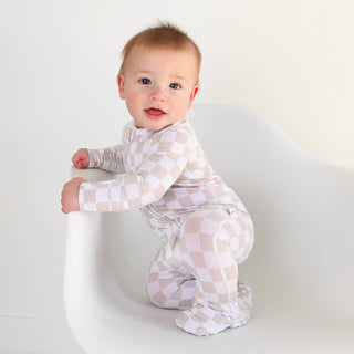 Gigi and Max - Oakley Zip Bamboo Baby Pajama Sleepies Little Baby