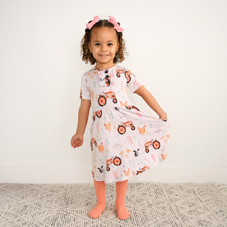 Gigi and Max - Millie Moo TUTU DRESS Bamboo Farm Kids Clothing