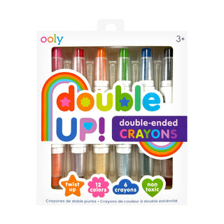OOLY - Double Up! Double-Ended Crayons (Set of 6 / 12 Colors)