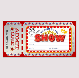 Milk Thread and Honey - Pretend Play Show Ticket Notepads for Kids