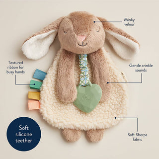 Itzy Ritzy - Taupe Bunny Itzy Friends Lovey™ Plush