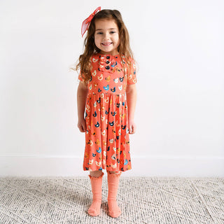 Gigi and Max - Penny TUTU DRESS Bamboo Chickens Kids Outfit