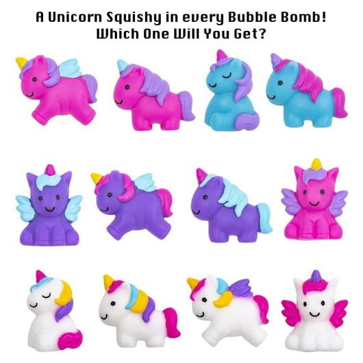 Two Sisters Spa - 1 Pack Unicorn Bath Bombs for Kids with Toy Surprises