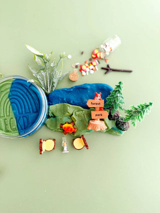 Earth Grown KidDoughs (KidDoughs by EGKD) - Earth Grown KidDoughs - Camping KidDough Play Kit - Classy Rascals Boutique