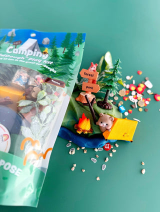 Earth Grown KidDoughs (KidDoughs by EGKD) - Earth Grown KidDoughs - Camping KidDough Play Kit - Classy Rascals Boutique