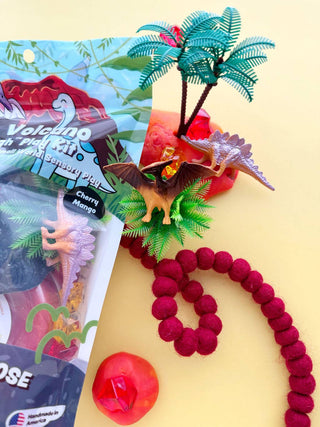 Earth Grown KidDoughs (KidDoughs by EGKD) - Earth Grown KidDoughs - Dino Volcano KidDough Play Kit - Classy Rascals Boutique