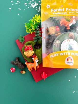 Earth Grown KidDoughs (KidDoughs by EGKD) - Earth Grown KidDoughs Forest Friends Play Kit - Classy Rascals Boutique