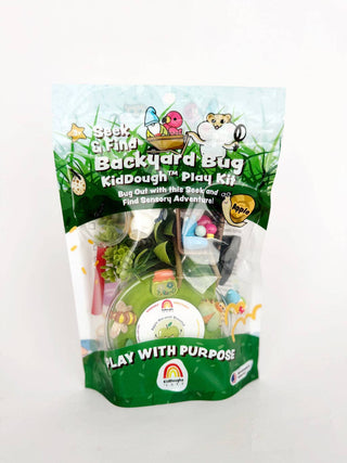 Earth Grown KidDoughs (KidDoughs by EGKD) - Earth Grown KidDoughs (KidDoughs by EGKD) - Backyard Bug Seek 'n Find KidDough Play Kit - Classy Rascals Boutique