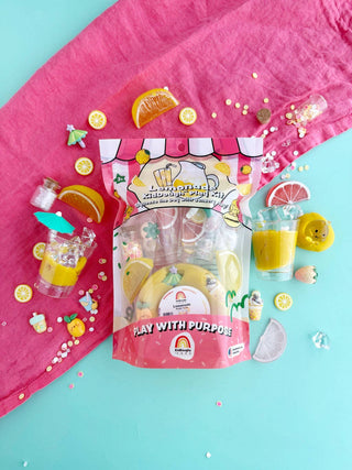Earth Grown KidDoughs (KidDoughs by EGKD) - Earth Grown KidDoughs (KidDoughs by EGKD) - Lemonade KidDough Play Kit - Classy Rascals Boutique