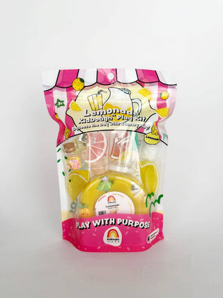 Earth Grown KidDoughs (KidDoughs by EGKD) - Earth Grown KidDoughs (KidDoughs by EGKD) - Lemonade KidDough Play Kit - Classy Rascals Boutique