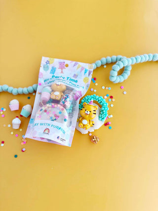Earth Grown KidDoughs (KidDoughs by EGKD) - Earth Grown KidDoughs - Party Time Mini KidDough Play Pack - Classy Rascals Boutique