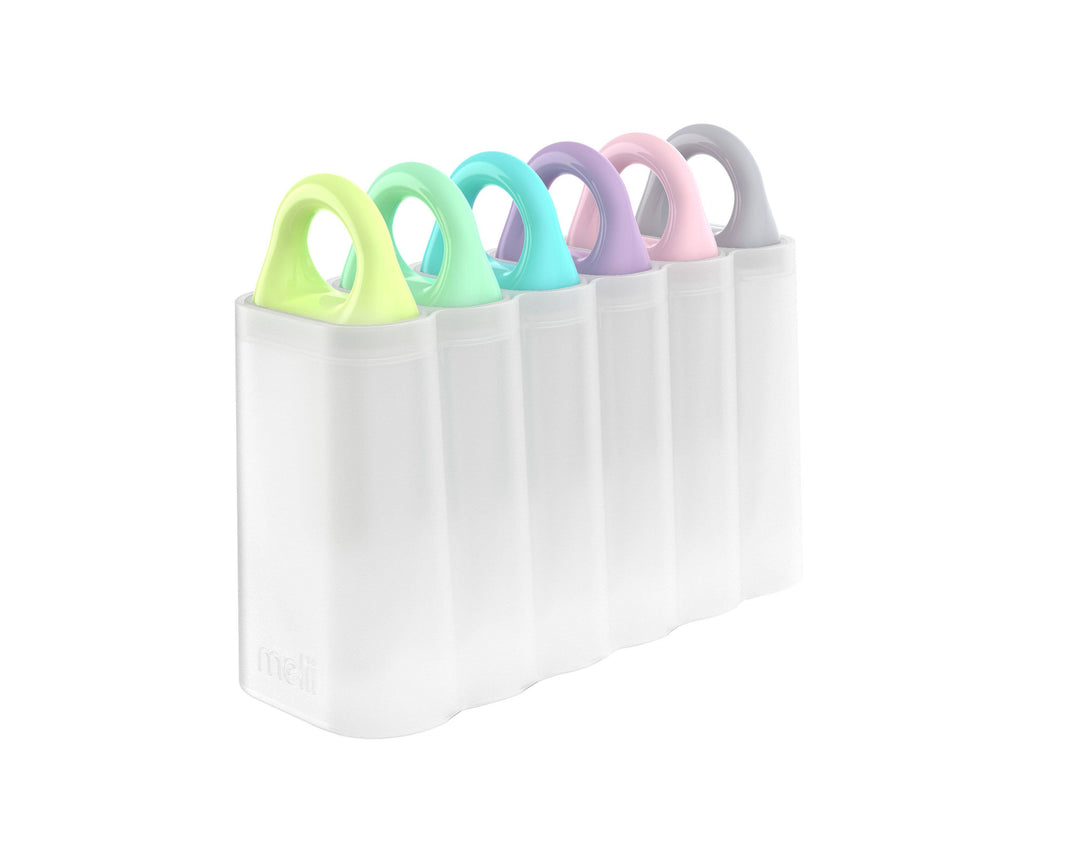 melii - Ice Pop Molds with Tray – 6 pops