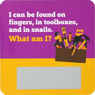 Peter Pauper Press Lunch Box Riddles Scratch-Off Deck | 60 Cards