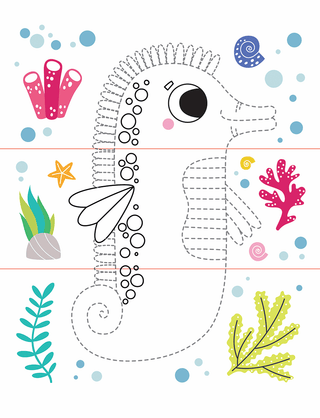EDC Publishing - EDC Publishing - Mix & Match Tracing: Ocean - Classy Rascals Boutique