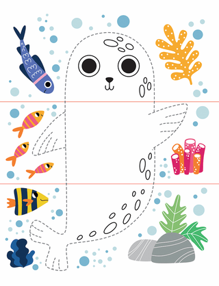 EDC Publishing - EDC Publishing - Mix & Match Tracing: Ocean - Classy Rascals Boutique