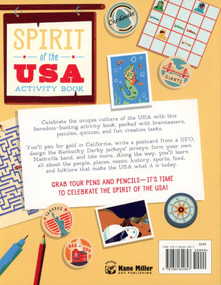 EDC Publishing - EDC Publishing - Spirit of the USA Activity Book - Classy Rascals Boutique