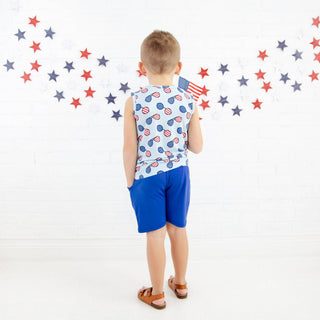 Dreamiere - 4th of July Sunglasses Basic Tank And Short Set