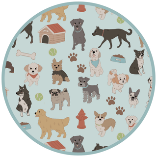 Emerson and Friends - Emerson and Friends Dogs Bark Bamboo Baby Pajamas | Convertible Footie - Classy Rascals Boutique