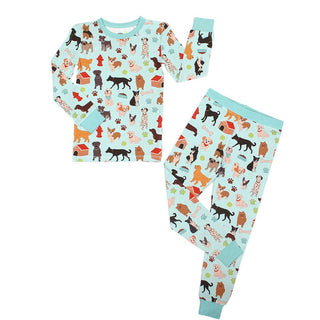Emerson and Friends - Emerson and Friends Dogs Bark Bamboo Kids Pajamas | Toddler & Big Kid Sleep Set - Classy Rascals Boutique