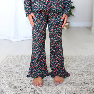 Gigi and Max - Isabelle KIDS RUFFLE LOUNGE SET Bamboo Floral Girls Clothing